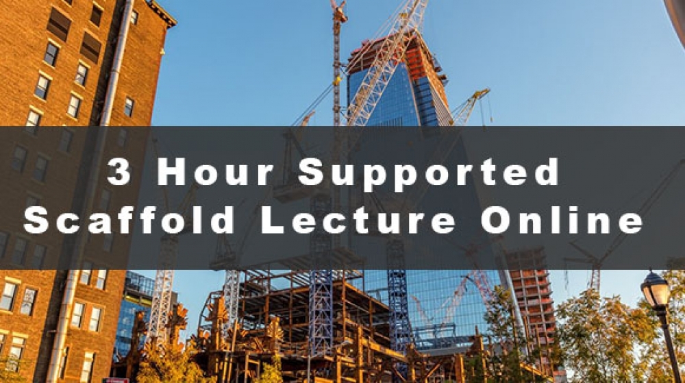 Able Safety Consulting 3 Hour Supported Scaffold Lecture Online Course